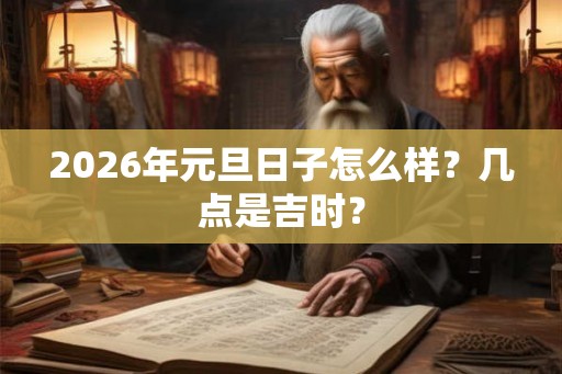 2026年元旦日子怎么样？几点是吉时？