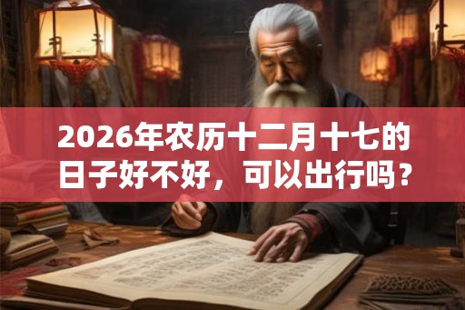 2026年农历十二月十七的日子好不好，可以出行吗？