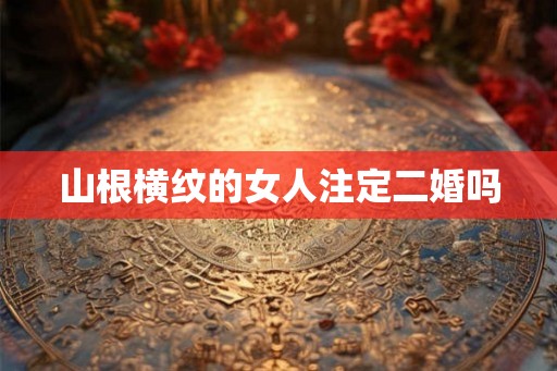 山根横纹的女人注定二婚吗