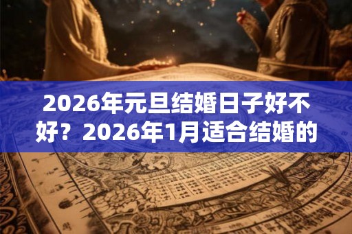 2026年元旦结婚日子好不好?2026年1月适合结婚的日子 2026年元旦结婚日子好不好?2026年1月适合结婚的日子