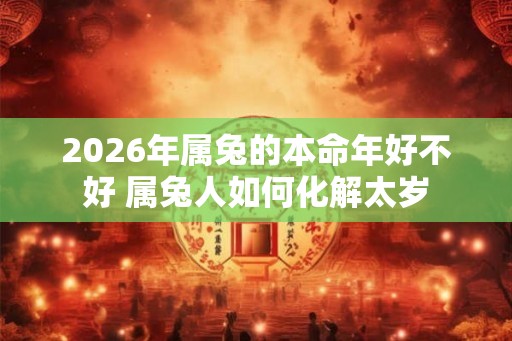 2026年属兔的本命年好不好 属兔人如何化解太岁