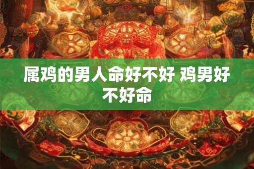 属鸡的男人命好不好 鸡男好不好命