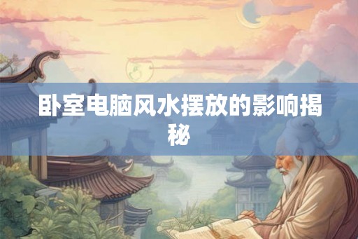 卧室电脑风水摆放的影响揭秘
