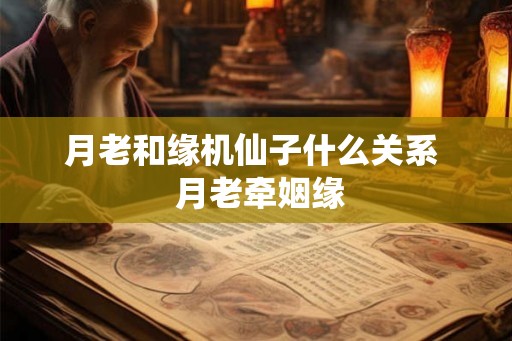 月老和缘机仙子什么关系  月老牵姻缘