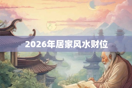 2026年居家风水财位
