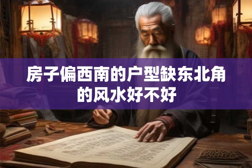房子偏西南的户型缺东北角的风水好不好