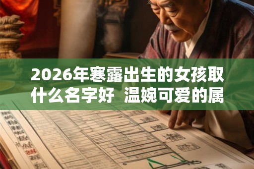 2026年寒露出生的女孩取什么名字好  温婉可爱的属牛女宝宝名字