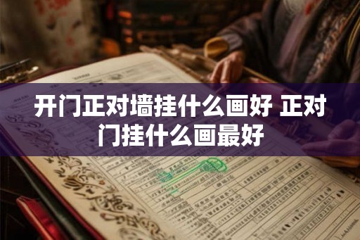 开门正对墙挂什么画好 正对门挂什么画最好