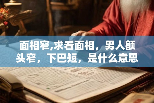 面相窄,求看面相,男人额头窄,下巴短,是什么意思? 面相窄,求看面相,男人额头窄,下巴短,是什么意思?