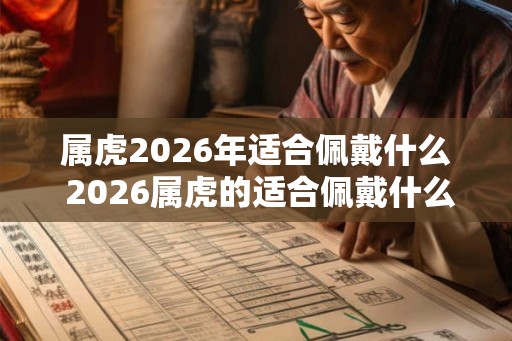 属虎2026年适合佩戴什么 2026属虎的适合佩戴什么