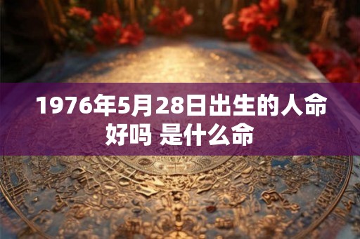 1976年5月28日出生的人命好吗 是什么命