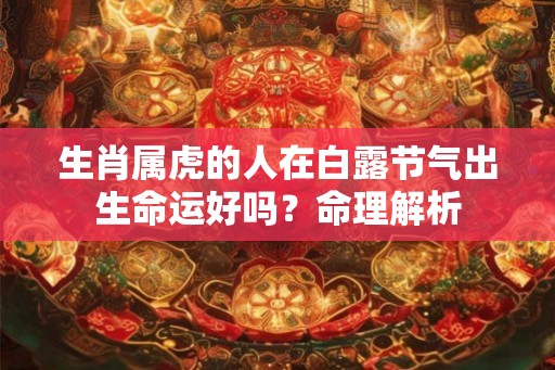 生肖属虎的人在白露节气出生命运好吗？命理解析