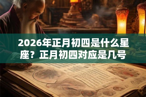 2026年正月初四是什么星座?正月初四对应是几号 2026年正月初四是什么星座?正月初四对应是几号