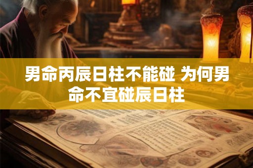 男命丙辰日柱不能碰 为何男命不宜碰辰日柱