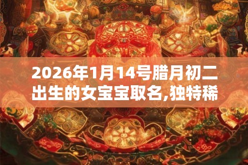 2026年1月14号腊月初二出生的女宝宝取名,独特稀有