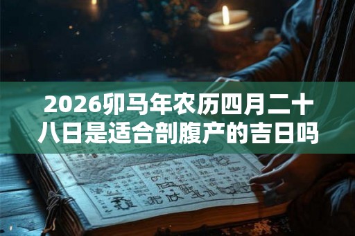 2026卯马年农历四月二十八日是适合剖腹产的吉日吗
