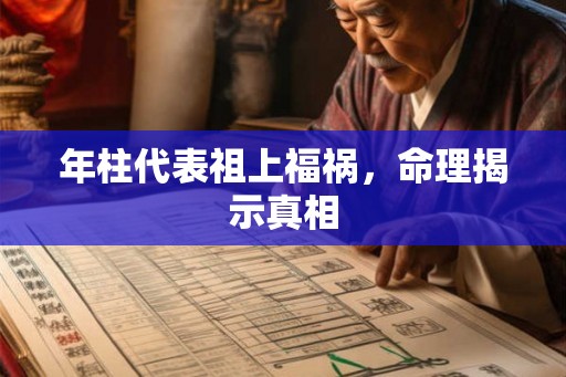 年柱代表祖上福祸，命理揭示真相