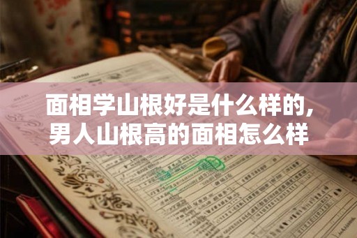 面相学山根好是什么样的,男人山根高的面相怎么样