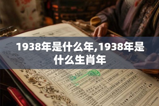 1938年是什么年,1938年是什么生肖年