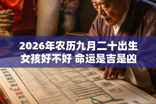 2026年农历九月二十出生女孩好不好 命运是吉是凶