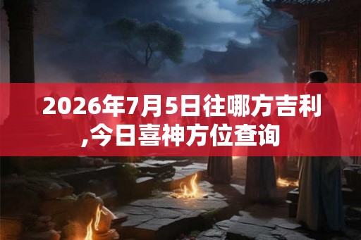 2026年7月5日往哪方吉利,今日喜神方位查询