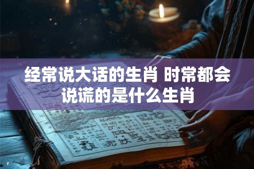 经常说大话的生肖 时常都会说谎的是什么生肖
