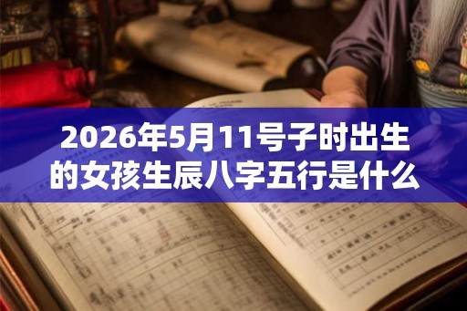 2026年5月11号子时出生的女孩生辰八字五行是什么？要怎么取名？
