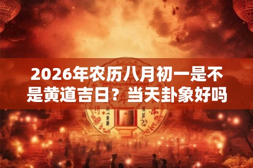 2026年农历八月初一是不是黄道吉日？当天卦象好吗？