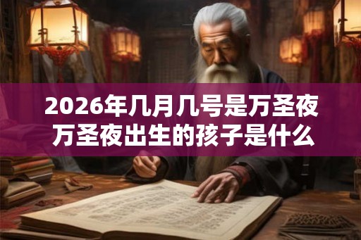 2026年几月几号是万圣夜 万圣夜出生的孩子是什么命