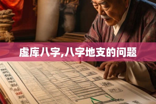 虚库八字,八字地支的问题
