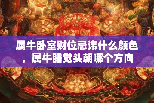 属牛卧室财位忌讳什么颜色,属牛睡觉头朝哪个方向 属牛卧室财位忌讳什么颜色,属牛睡觉头朝哪个方向