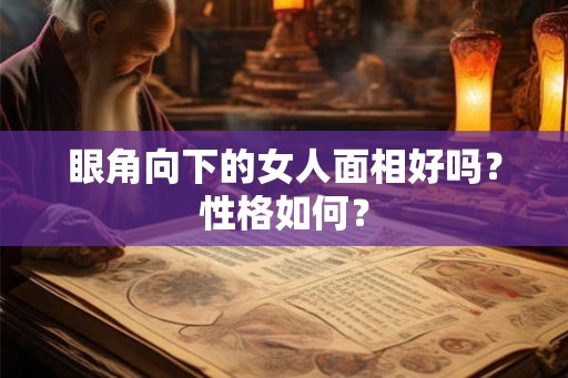 眼角向下的女人面相好吗？性格如何？