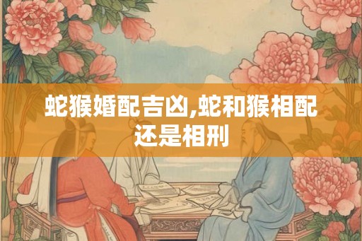 蛇猴婚配吉凶,蛇和猴相配还是相刑