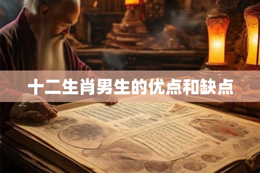 十二生肖男生的优点和缺点