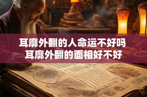 耳廓外翻的人命运不好吗 耳廓外翻的面相好不好