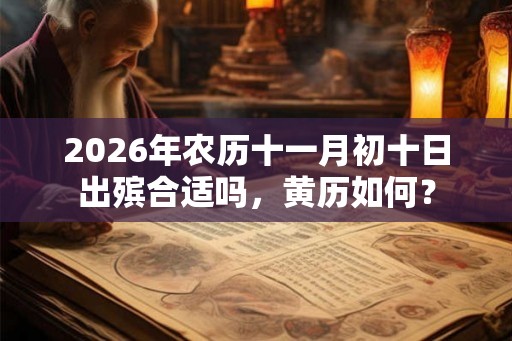 2026年农历十一月初十日出殡合适吗,黄历如何? 2026年农历十一月初十日出殡合适吗,黄历如何?