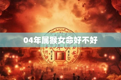 04年属猴女命好不好