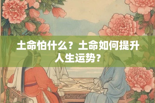 土命怕什么？土命如何提升人生运势？