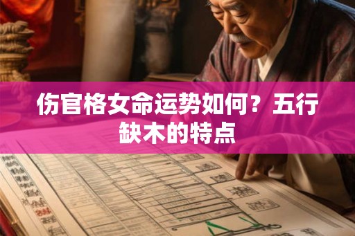 伤官格女命运势如何？五行缺木的特点
