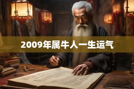 2009年属牛人一生运气