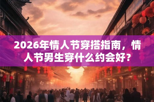 2026年情人节穿搭指南,情人节男生穿什么约会好? 2026年情人节穿搭指南,情人节男生穿什么约会好?