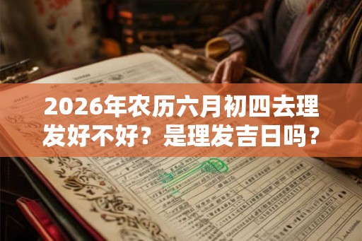 2026年农历六月初四去理发好不好？是理发吉日吗？
