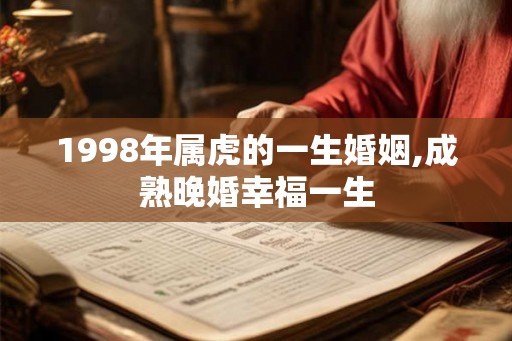 1998年属虎的一生婚姻,成熟晚婚幸福一生