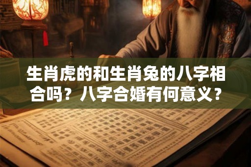 生肖虎的和生肖兔的八字相合吗？八字合婚有何意义？