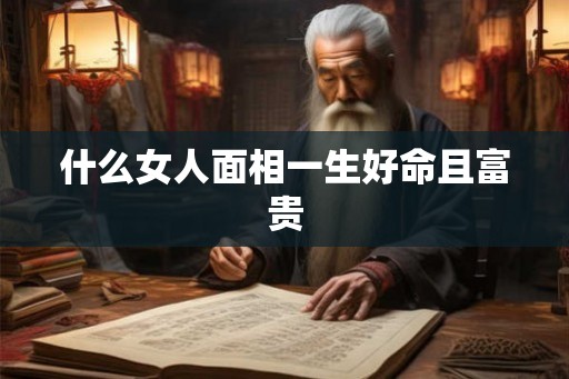 什么女人面相一生好命且富贵