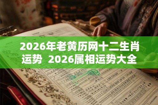 2026年老黄历网十二生肖运势  2026属相运势大全