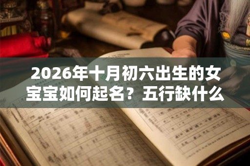 2026年十月初六出生的女宝宝如何起名？五行缺什么？