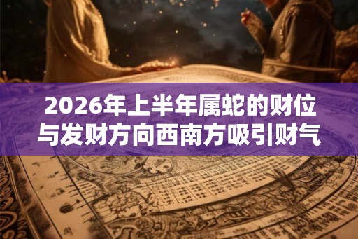 2026年上半年属蛇的财位与发财方向西南方吸引财气和好运