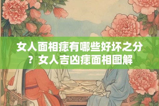 女人面相痣有哪些好坏之分？女人吉凶痣面相图解