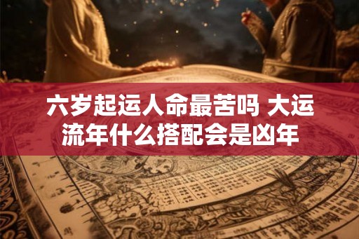 六岁起运人命最苦吗 大运流年什么搭配会是凶年 六岁起运人命最苦吗 大运流年什么搭配会是凶年